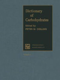 cover of the book Dictionary of Carbohydrates