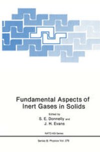 cover of the book Fundamental Aspects of Inert Gases in Solids