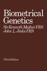 cover of the book Biometrical Genetics: The Study of Continuous Variation