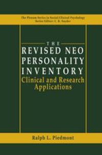 cover of the book The Revised NEO Personality Inventory: Clinical and Research Applications