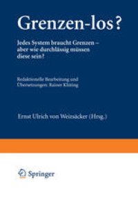 cover of the book Grenzen-los?: Jedes System braucht Grenzen — aber wie durchlässig müssen diese sein?