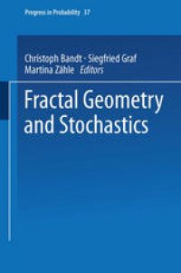 cover of the book Fractal Geometry and Stochastics