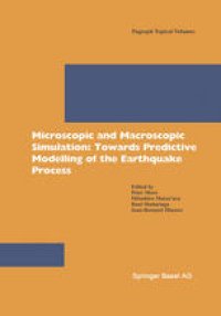 cover of the book Microscopic and Macroscopic Simulation: Towards Predictive Modelling of the Earthquake Process