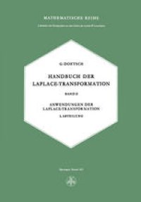 cover of the book Handbuch der Laplace-Transformation: Band II Anwendungen der Laplace-Transformation