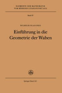 cover of the book Einführung in die Geometrie der Waben