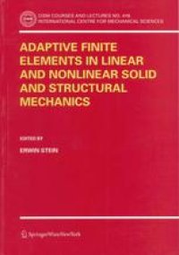 cover of the book Adaptive Finite Elements in Linear and Nonlinear Solid and Structural Mechanics