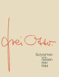 cover of the book Schriften und Reden: 1951 – 1983