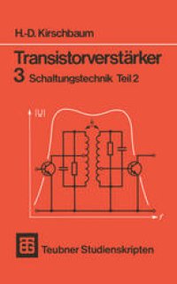 cover of the book Transistorverstärker 3 Schaltungstechnik Teil 2