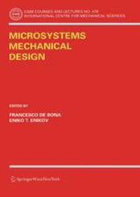 cover of the book Microsystems Mechanical Design