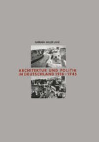 cover of the book Architektur und Politik in Deutschland 1918–1945