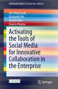 cover of the book Activating the Tools of Social Media for Innovative Collaboration in the Enterprise