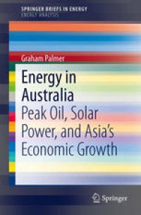 cover of the book Energy in Australia: Peak Oil, Solar Power, and Asia’s Economic Growth