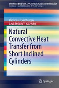 cover of the book Natural Convective Heat Transfer from Short Inclined Cylinders