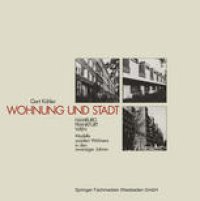 cover of the book Wohnung und Stadt: Hamburg · Frankfurt · Wien Modelle sozialen Wohnens in den zwanziger Jahren