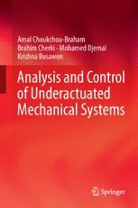 cover of the book Analysis and Control of Underactuated Mechanical Systems