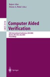 cover of the book Computer Aided Verification: 16th International Conference, CAV 2004, Boston, MA, USA, July 13-17, 2004. Proceedings