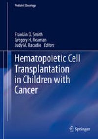 cover of the book Hematopoietic Cell Transplantation in Children with Cancer