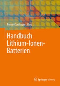 cover of the book Handbuch Lithium-Ionen-Batterien