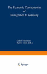 cover of the book The Economic Consequences of Immigration to Germany