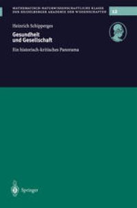 cover of the book Gesundheit und Gesellschaft: Ein historisch-kritisches Panorama