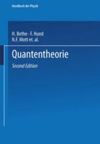 cover of the book Quantentheorie