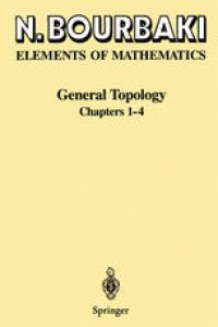 cover of the book General Topology: Chapters 1–4