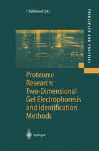 cover of the book Proteome Research: Two-Dimensional Gel Electrophoresis and Identification Methods