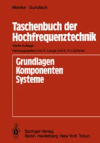 cover of the book Taschenbuch der Hochfrequenztechnik