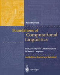 cover of the book Foundations of Computational Linguistics: Human-Computer Communication in Natural Language