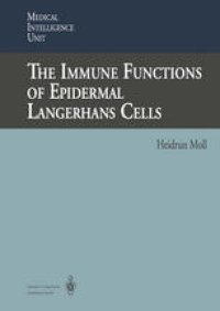 cover of the book The Immune Functions of Epidermal Langerhans Cells