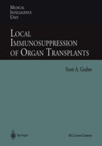 cover of the book Local Immunosuppression of Organ Transplants