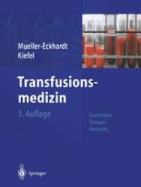 cover of the book Transfusionsmedizin: Grundlagen — Therapie — Methodik