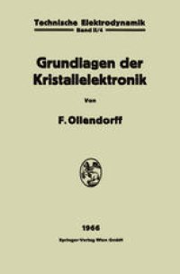 cover of the book Innere Elektronik: Grundlagen der Kristallelektronik