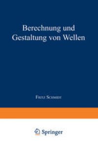 cover of the book Berechnung und Gestaltung von Wellen