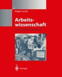 cover of the book Arbeitswissenschaft