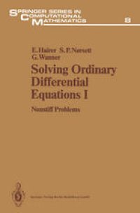 cover of the book Solving Ordinary Differential Equations I: Nonstiff Problems