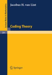 cover of the book Coding Theory