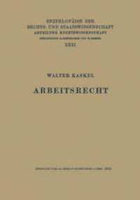 cover of the book Arbeitsrecht