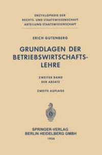 cover of the book Grundlagen der Betriebswirtschaftslehre: Der Absatz