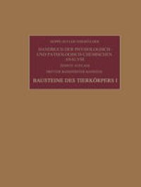 cover of the book Bausteine des Tierkörpers I