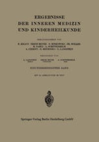 cover of the book Ergebnisse der Inneren Medizin und Kinderheilkunde