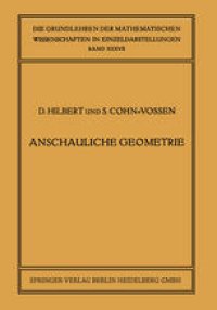 cover of the book Anschauliche Geometrie