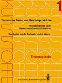 cover of the book Thermoplaste: Merkblätter 1–400