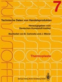 cover of the book Thermoplaste: Merkblätter 2401–2800