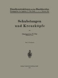 cover of the book Schubstangen und Kreuzköpfe