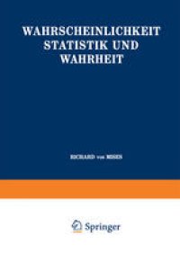 cover of the book Wahrscheinlichkeit Statistik und Wahrheit