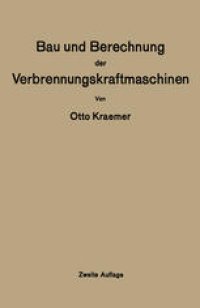 cover of the book Bau und Berechnung der Verbrennungskraftmaschinen