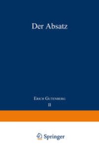 cover of the book Der Absatz