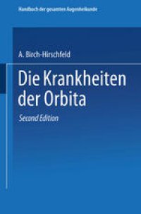 cover of the book Die Krankheiten der Orbita. Pulsierender Exophthalmus