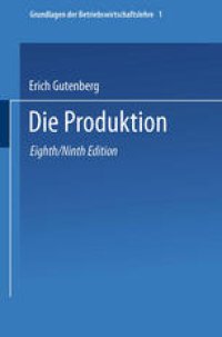 cover of the book Die Produktion